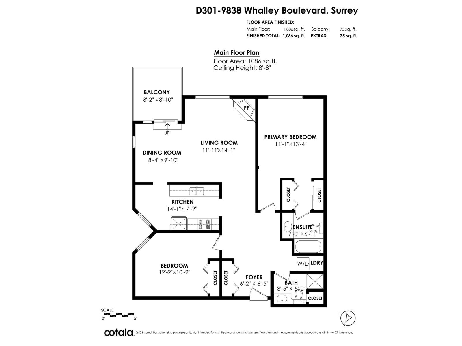 D301 9838 Whalley Boulevard, Surrey, British Columbia V3T 5S8 - Photo 8 - R3122217