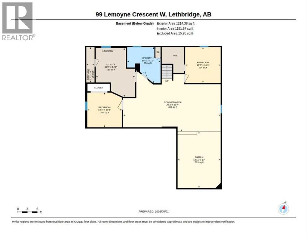 99 Lemoyne Crescent W, Lethbridge, Alberta  T1K 4A4 - Photo 42 - A2306254