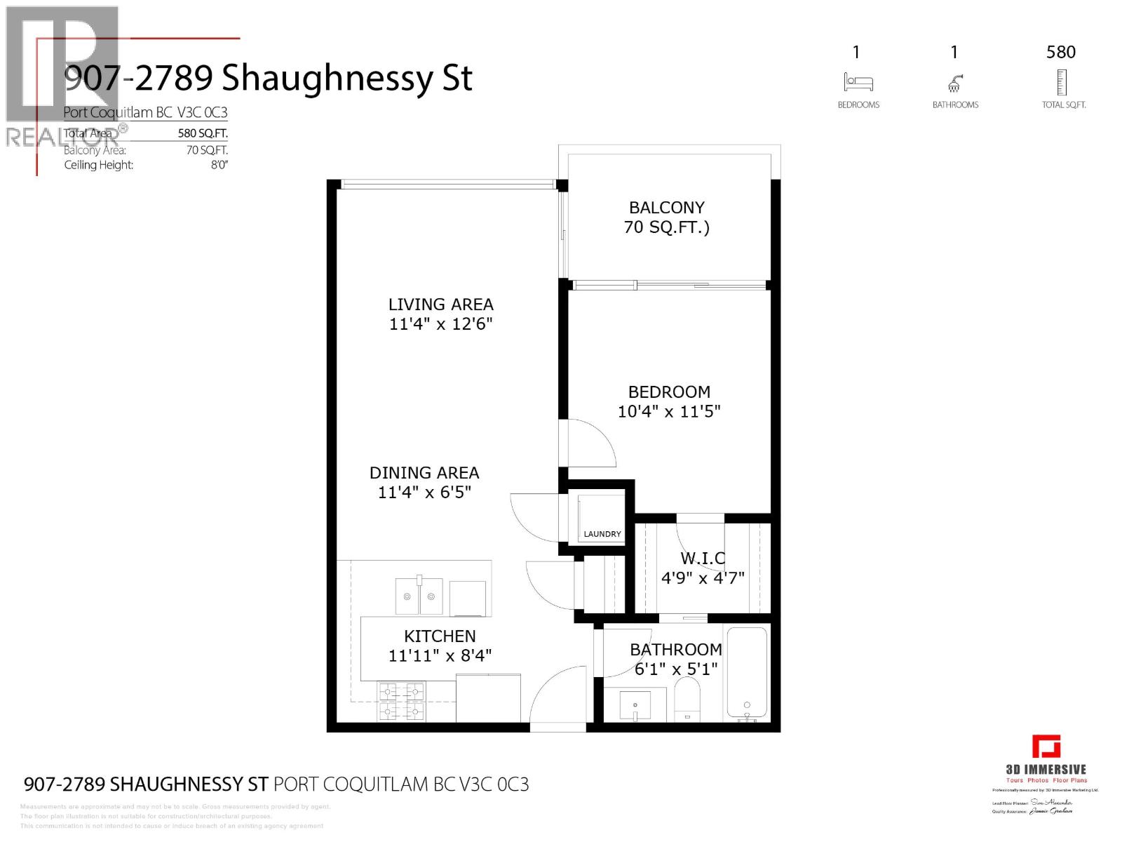 907 2789 Shaughnessy Street, Port Coquitlam, British Columbia  V3C 0C3 - Photo 21 - R3122546