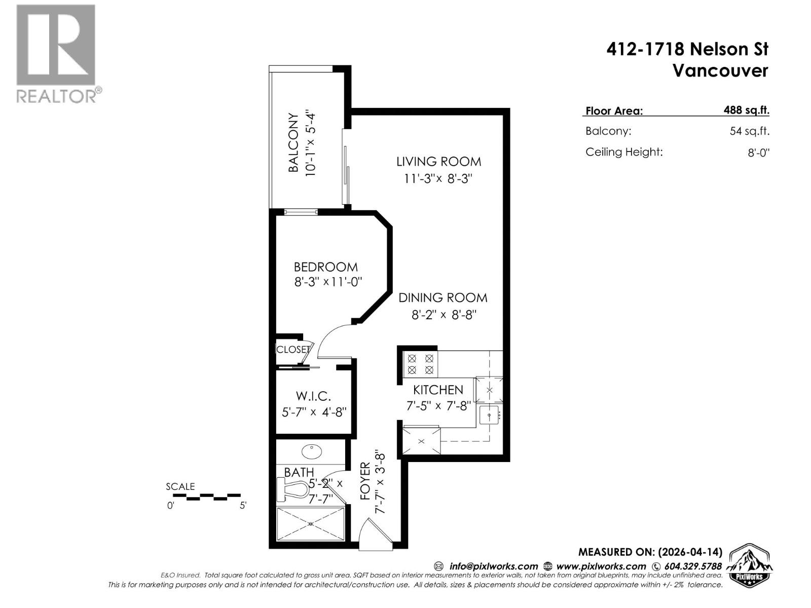 412 1718 Nelson Street, Vancouver, British Columbia  V6G 1M8 - Photo 2 - R3111946