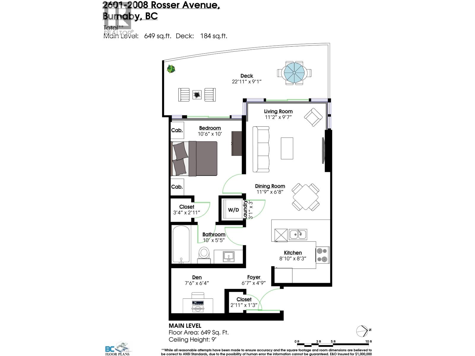 2601 2008 Rosser Avenue, Burnaby, British Columbia  V5C 0H8 - Photo 27 - R3122109