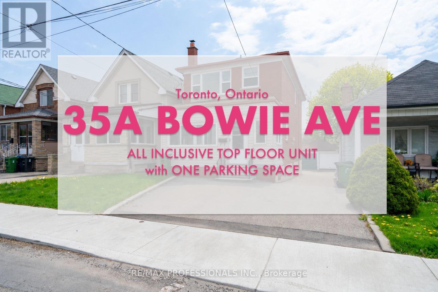 Upper - 35a Bowie Avenue, Toronto, Ontario  M6E 2P2 - Photo 1 - W13120280