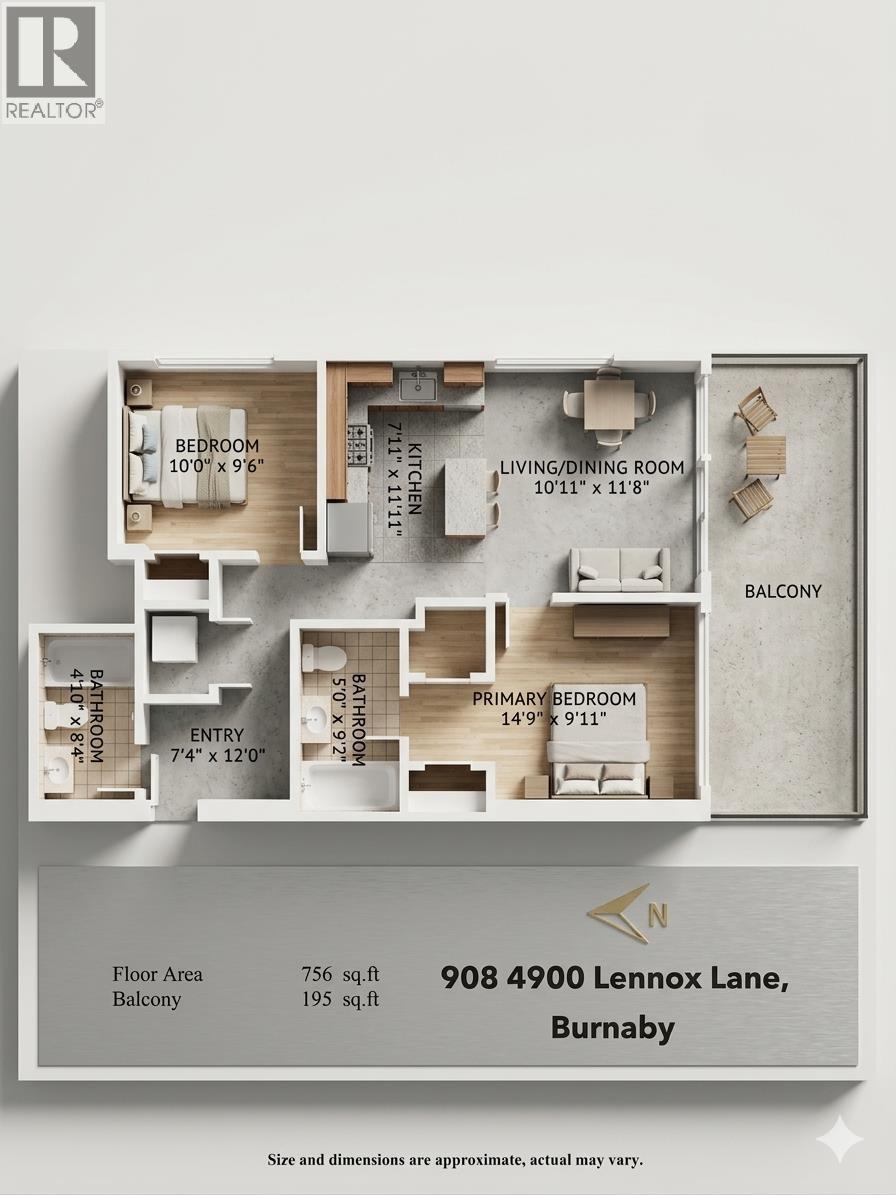 908 4900 Lennox Lane, Burnaby, British Columbia  V5H 0G9 - Photo 33 - R3123361
