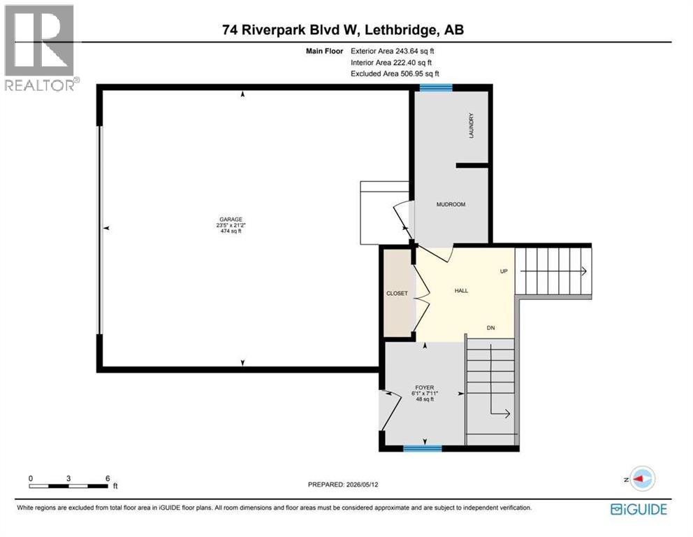 74 Riverpark Boulevard W, Lethbridge, Alberta  T1K 5X4 - Photo 48 - A2310932