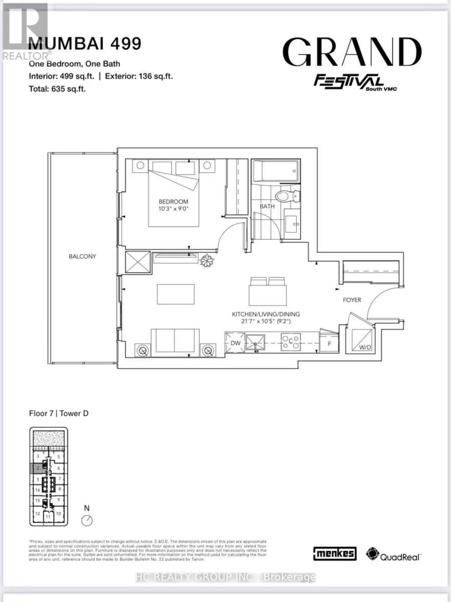 3602 - 28 Interchange Way, Vaughan, Ontario  L4K 0P8 - Photo 13 - N13126814