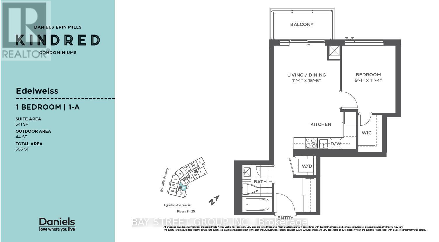 1702 - 2495 Eglinton Avenue W, Mississauga, Ontario  L5M 2T2 - Photo 2 - W13127226