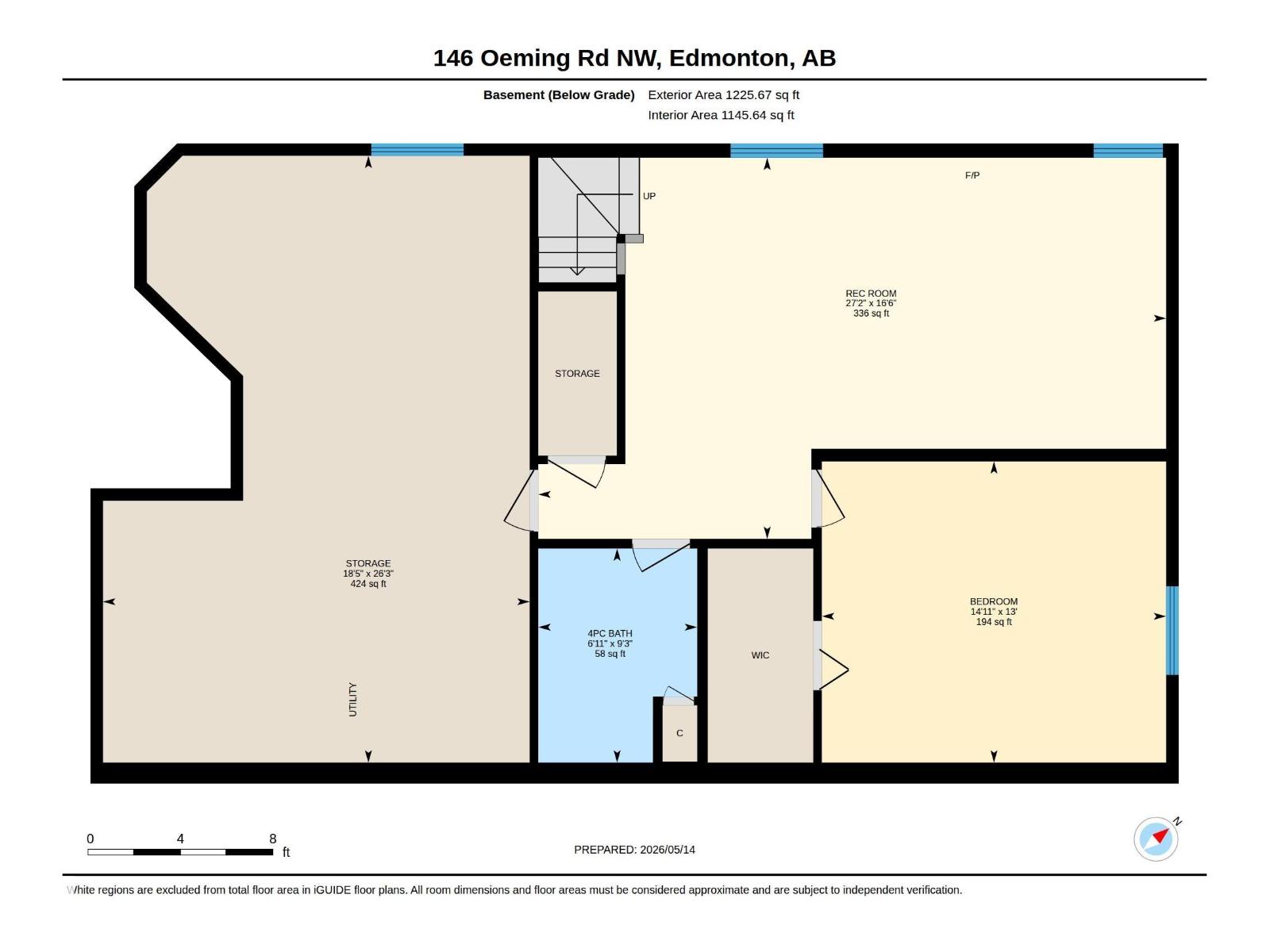 146 Oeming Rd Nw, Edmonton, Alberta  T6R 2G5 - Photo 75 - E4487730