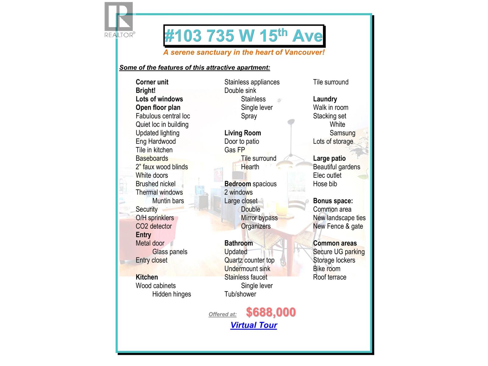 103 735 W 15 Avenue, Vancouver, British Columbia  V5Z 1R6 - Photo 35 - R3115850