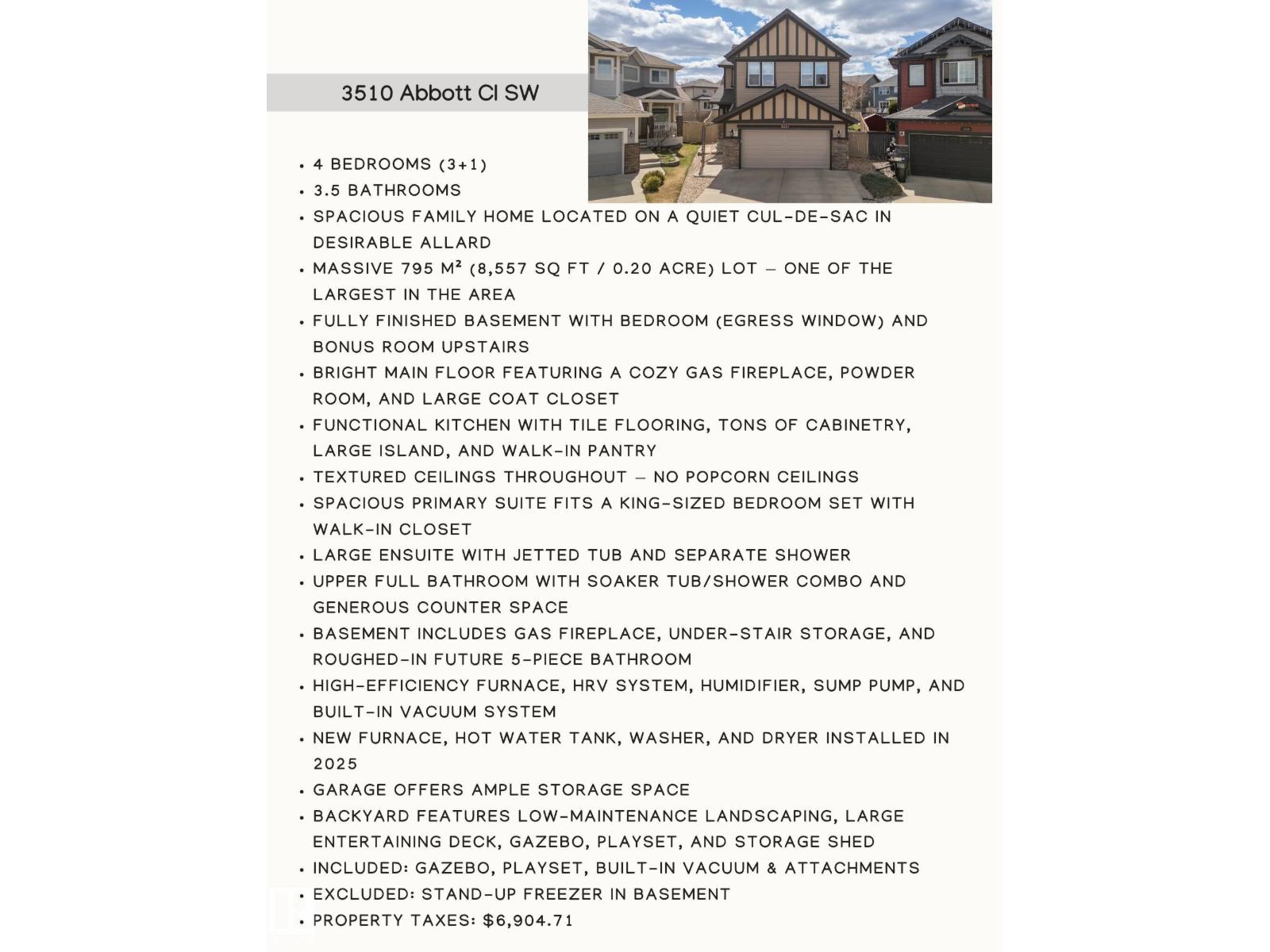 3510 Abbott Cl Sw, Edmonton, Alberta  T6W 0X3 - Photo 2 - E4487839