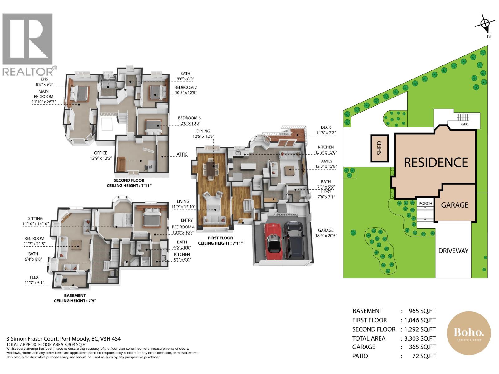 3 Simon Fraser Court, Port Moody, British Columbia  V3H 4S4 - Photo 40 - R3124112