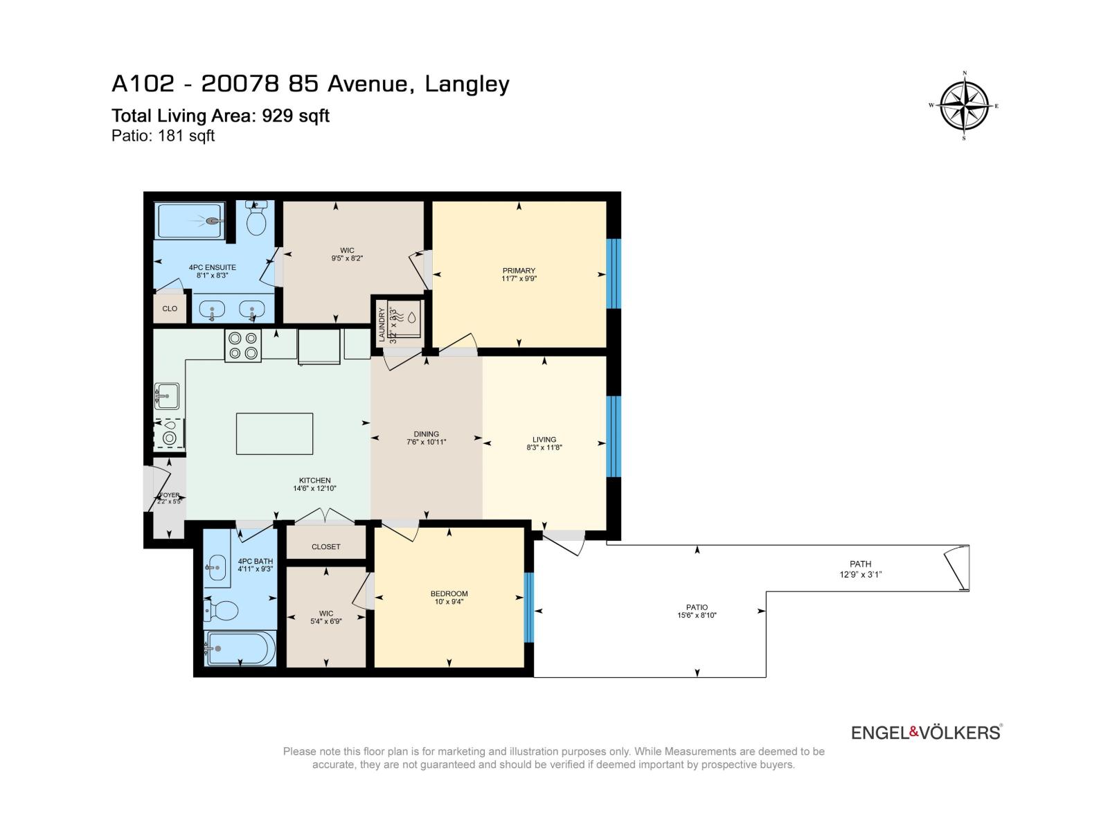 A102 20078 85 Avenue, Langley, British Columbia  V2Y 3Z2 - Photo 2 - R3124150
