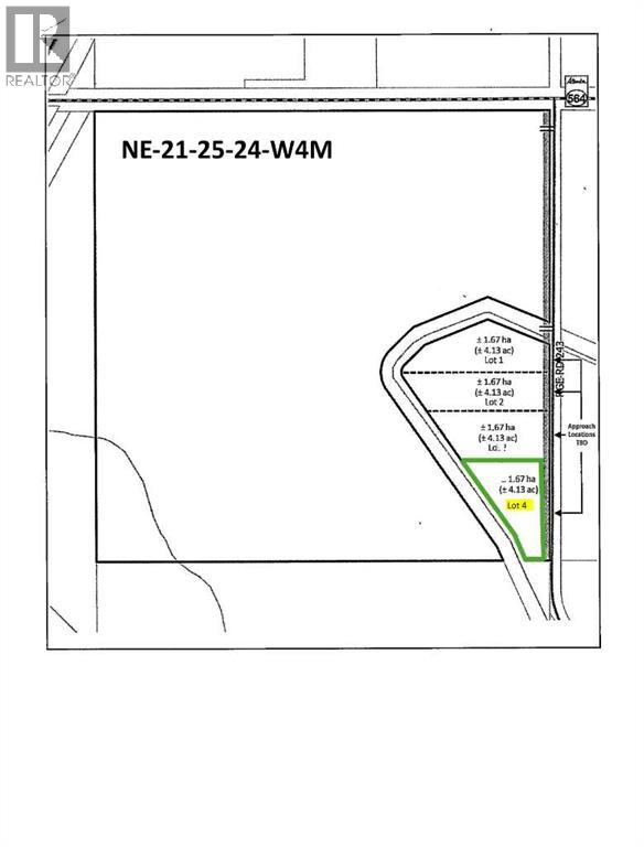 Lot 4 Range Road 243 & Hwy 564, Rural Wheatland County, Alberta  T1P 0L1 - Photo 1 - A2311449