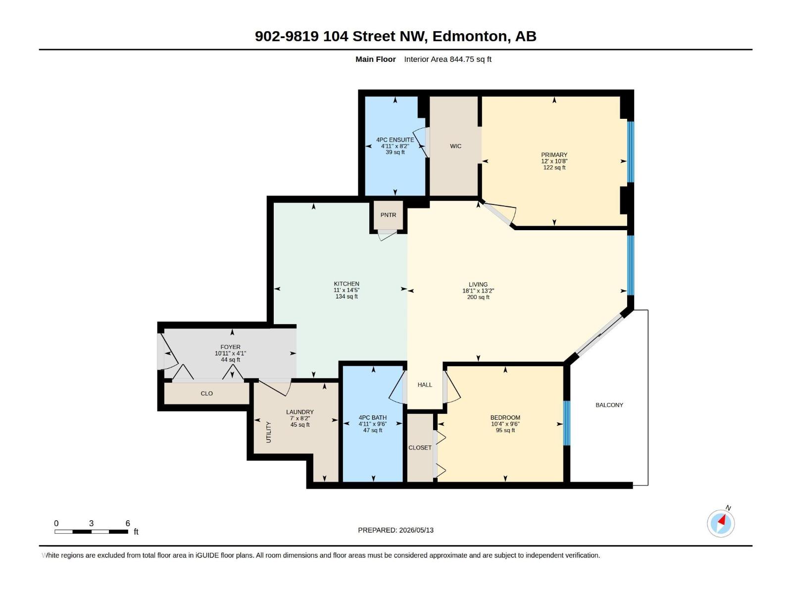 #902 9819 104 St Nw, Edmonton, Alberta  T5K 0Y8 - Photo 27 - E4488032