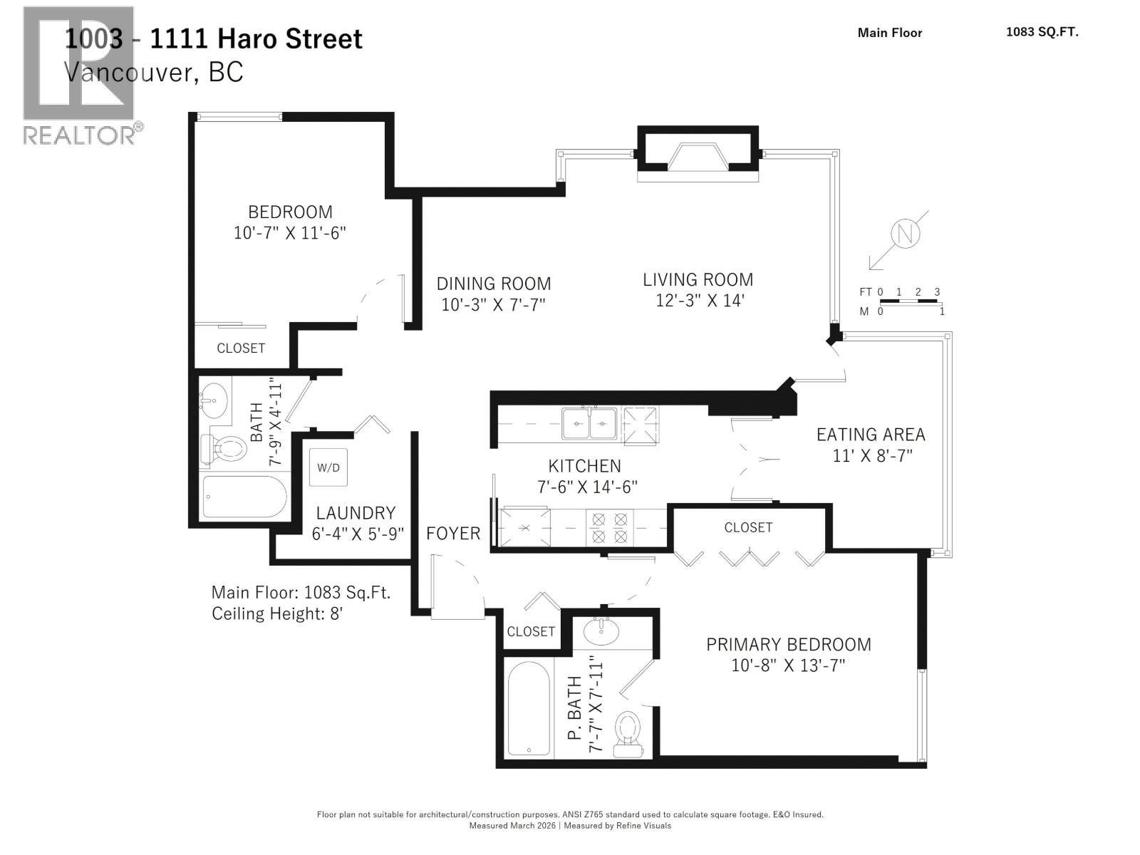 1003 1111 Haro Street, Vancouver, British Columbia  V6E 1E3 - Photo 31 - R3124260