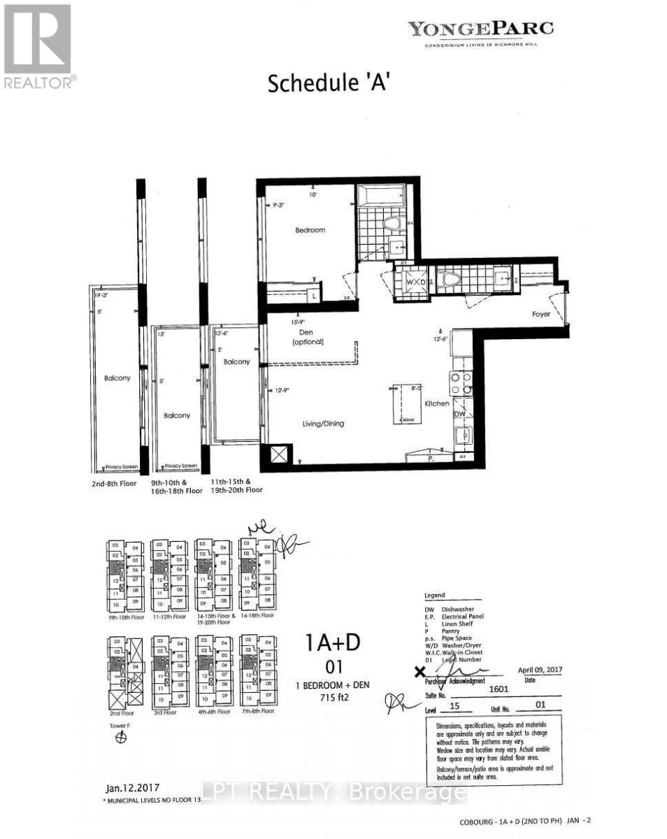 1601 - 75 Oneida Crescent, Richmond Hill (Langstaff), Ontario  L4B 0H3 - Photo 38 - N13136648