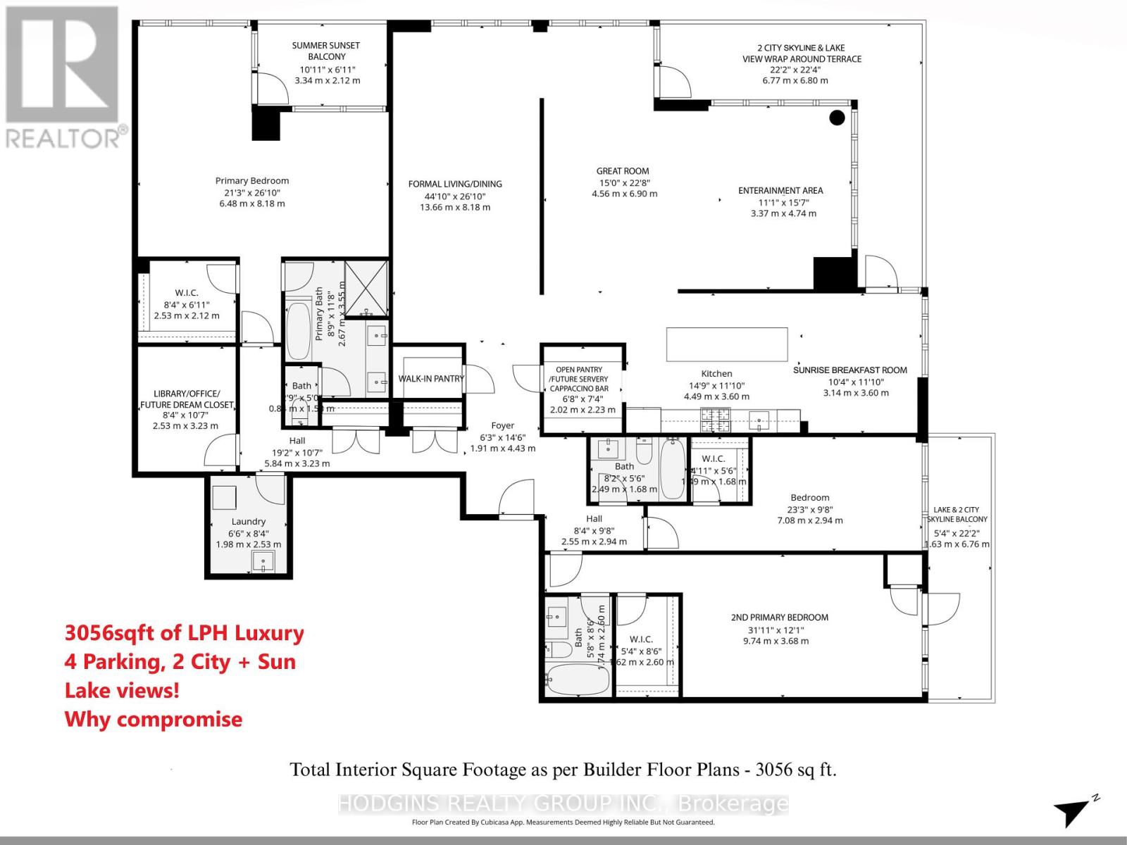 Lph 1801 - 1035 Southdown Road, Mississauga, Ontario  L5J 0A3 - Photo 3 - W13137256