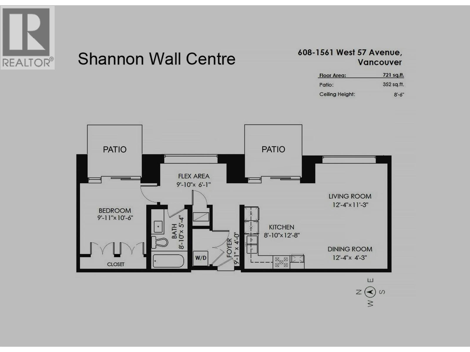 608 1561 W 57th Avenue, Vancouver, British Columbia  V6P 0H5 - Photo 4 - R3103781