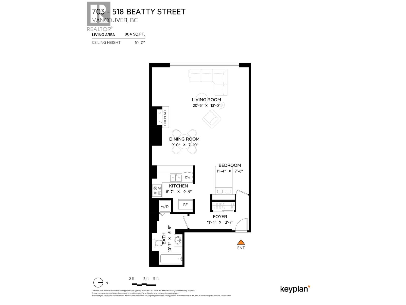703 518 Beatty Street, Vancouver, British Columbia  V6B 6G8 - Photo 2 - R3110778