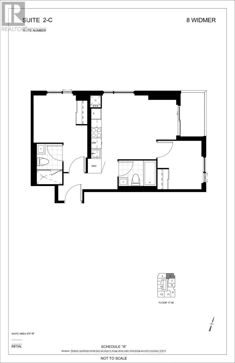 3505 - 8 Widmer Street, Toronto, Ontario  M5V 0W6 - Photo 14 - C13138758
