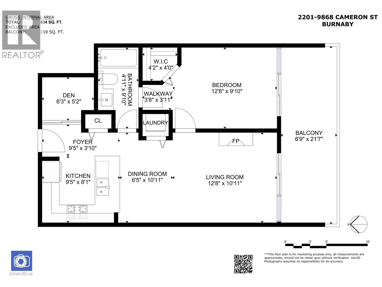 2201 9868 Cameron Street, Burnaby, British Columbia  V3J 0A5 - Photo 4 - R3120458