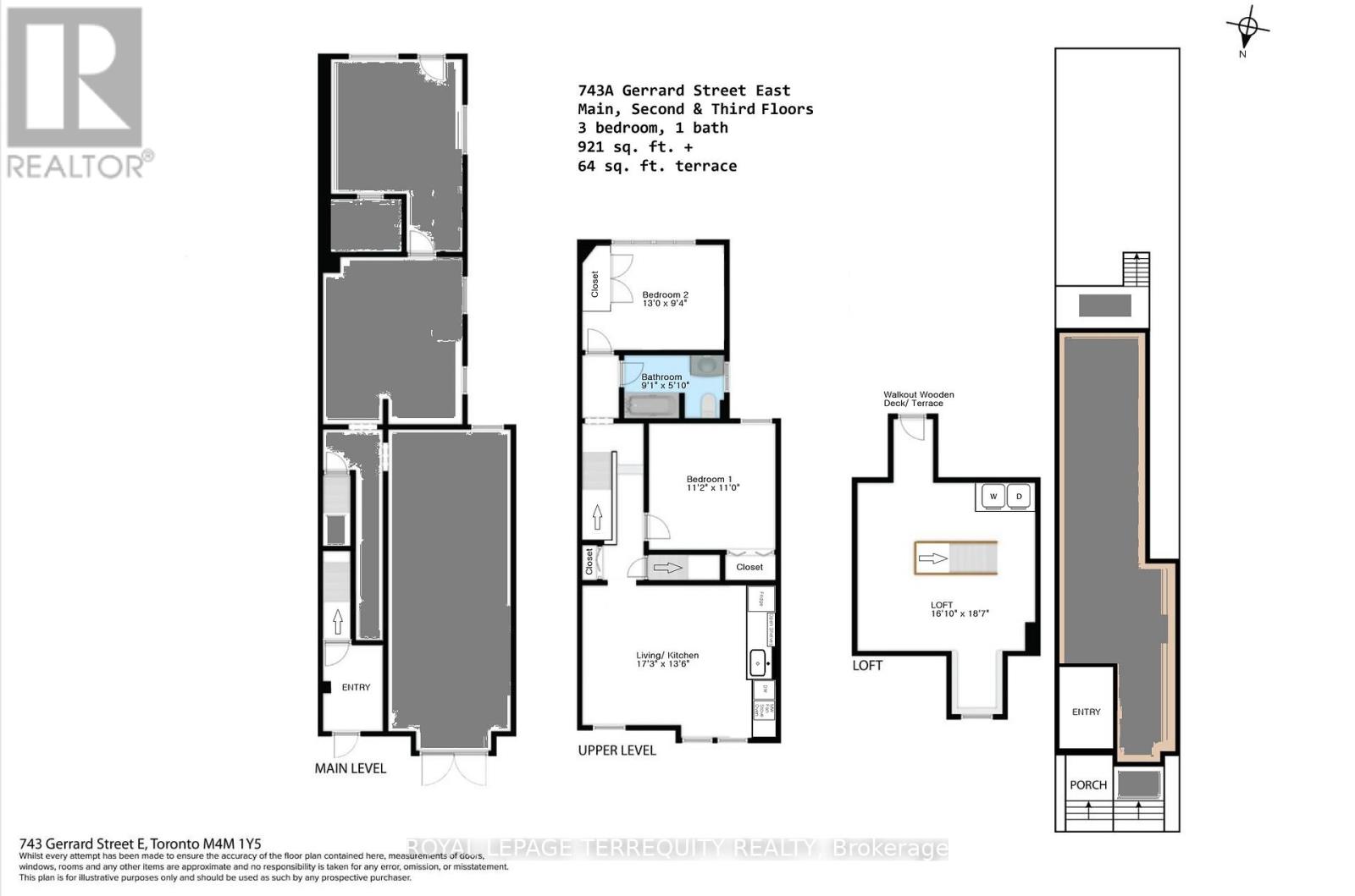 Upper - 743 Gerrard Street E, Toronto, Ontario  M4M 1Y5 - Photo 25 - E12906968