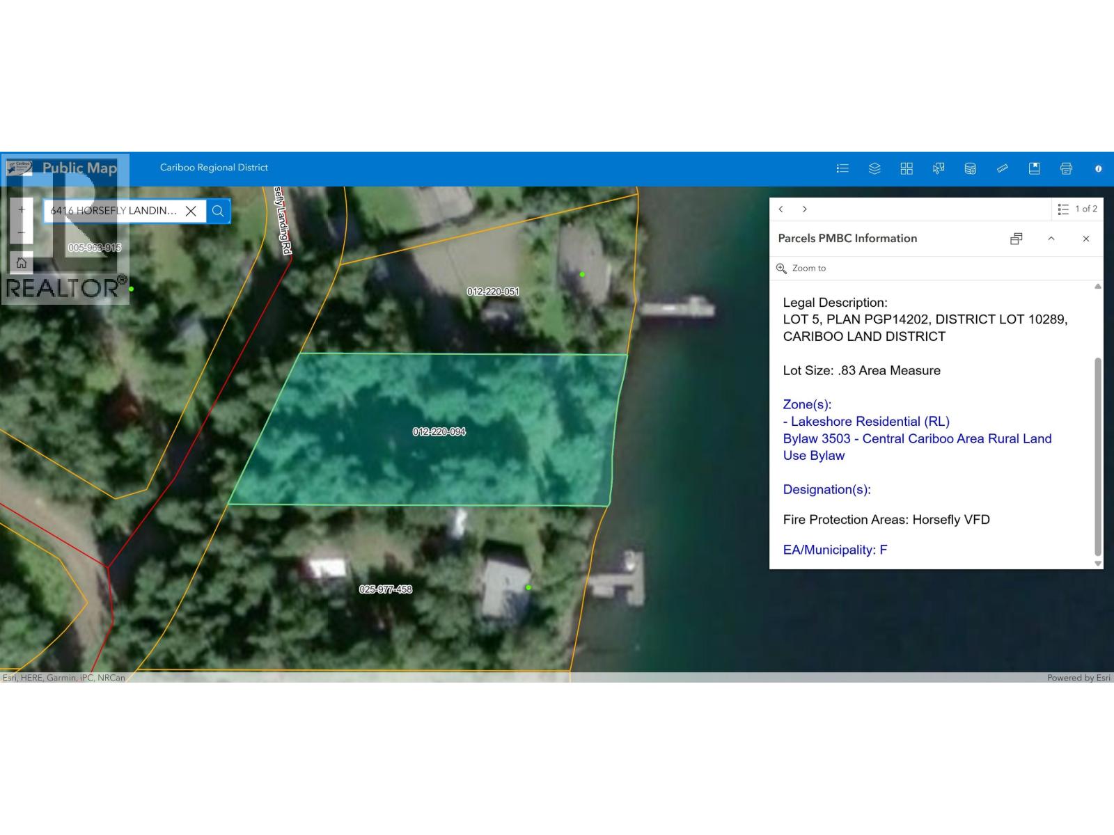 Lot 5 Dl10289 Horsefly Landing Road, Horsefly, British Columbia  V0L 1L0 - Photo 6 - R3124590