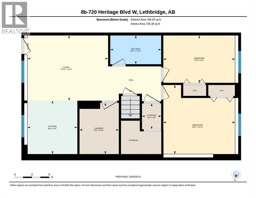 8, 720 Heritage Boulevard W, Lethbridge, Alberta  T1K 7X2 - Photo 36 - A2310518