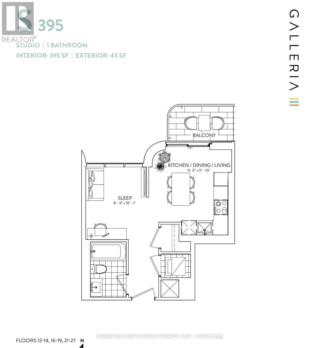 2605 - 1185 Dupont St Street, Toronto, Ontario  M6H 0G5 - Photo 23 - W13140302
