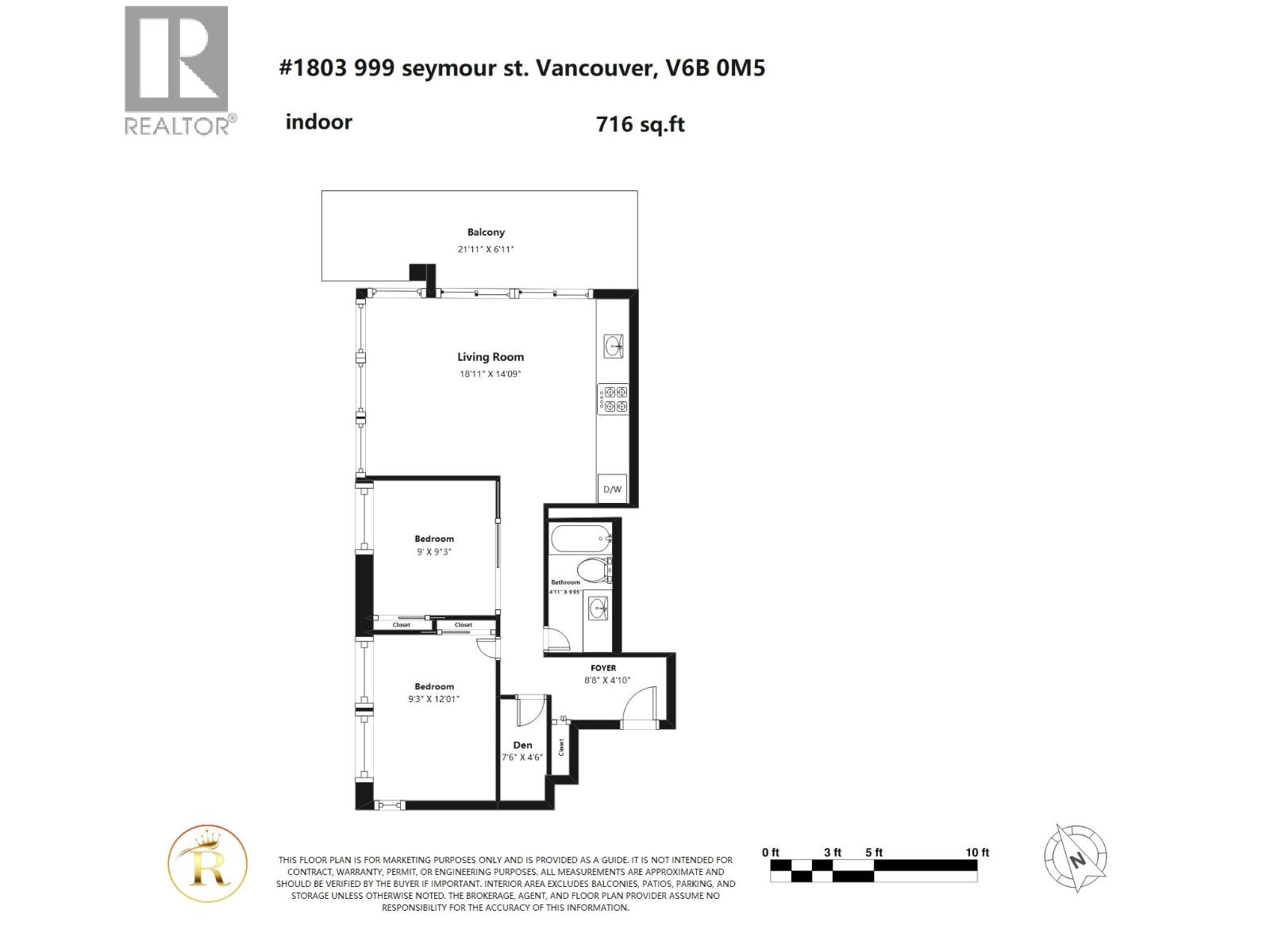 1803 999 Seymour Street, Vancouver, British Columbia  V6B 0M5 - Photo 27 - R3123363