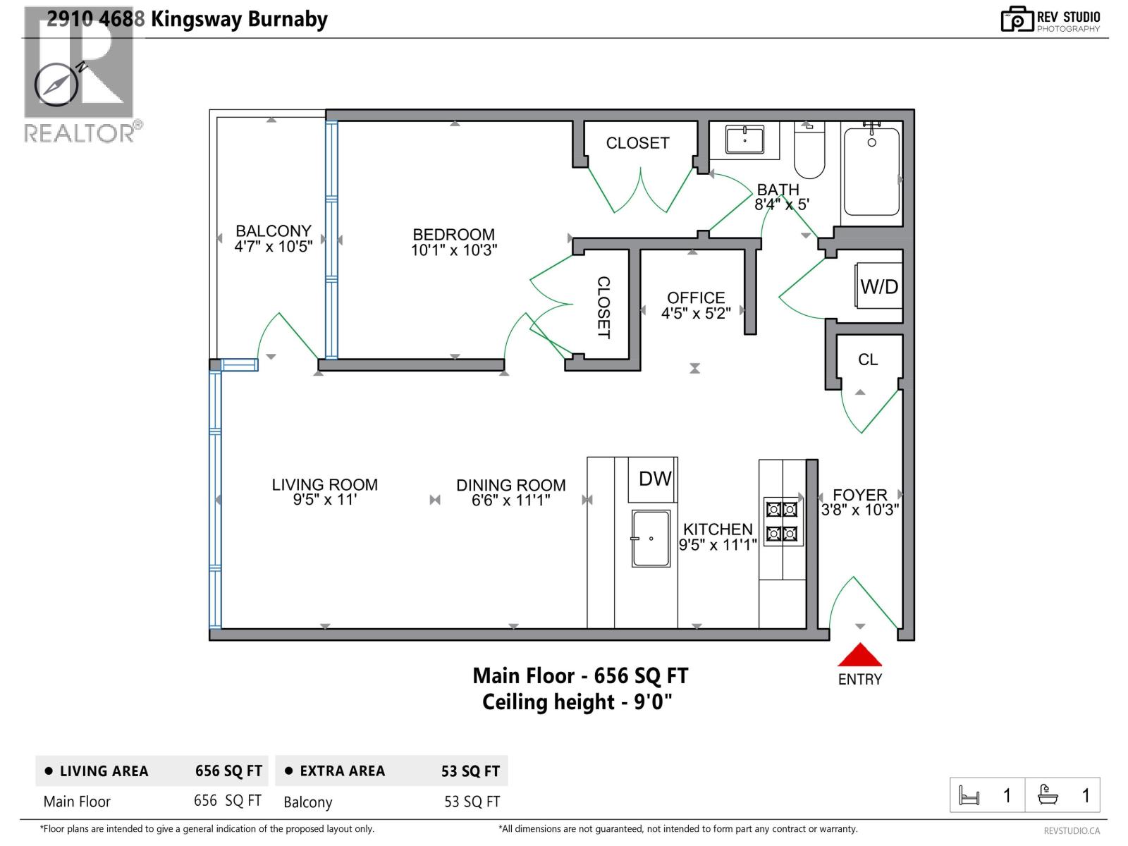 2910 4688 Kingsway, Burnaby, British Columbia  V5H 0E9 - Photo 2 - R3123340