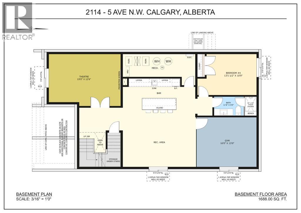2114 5 Avenue Nw, Calgary, Alberta  T2N 0S5 - Photo 12 - A2312356
