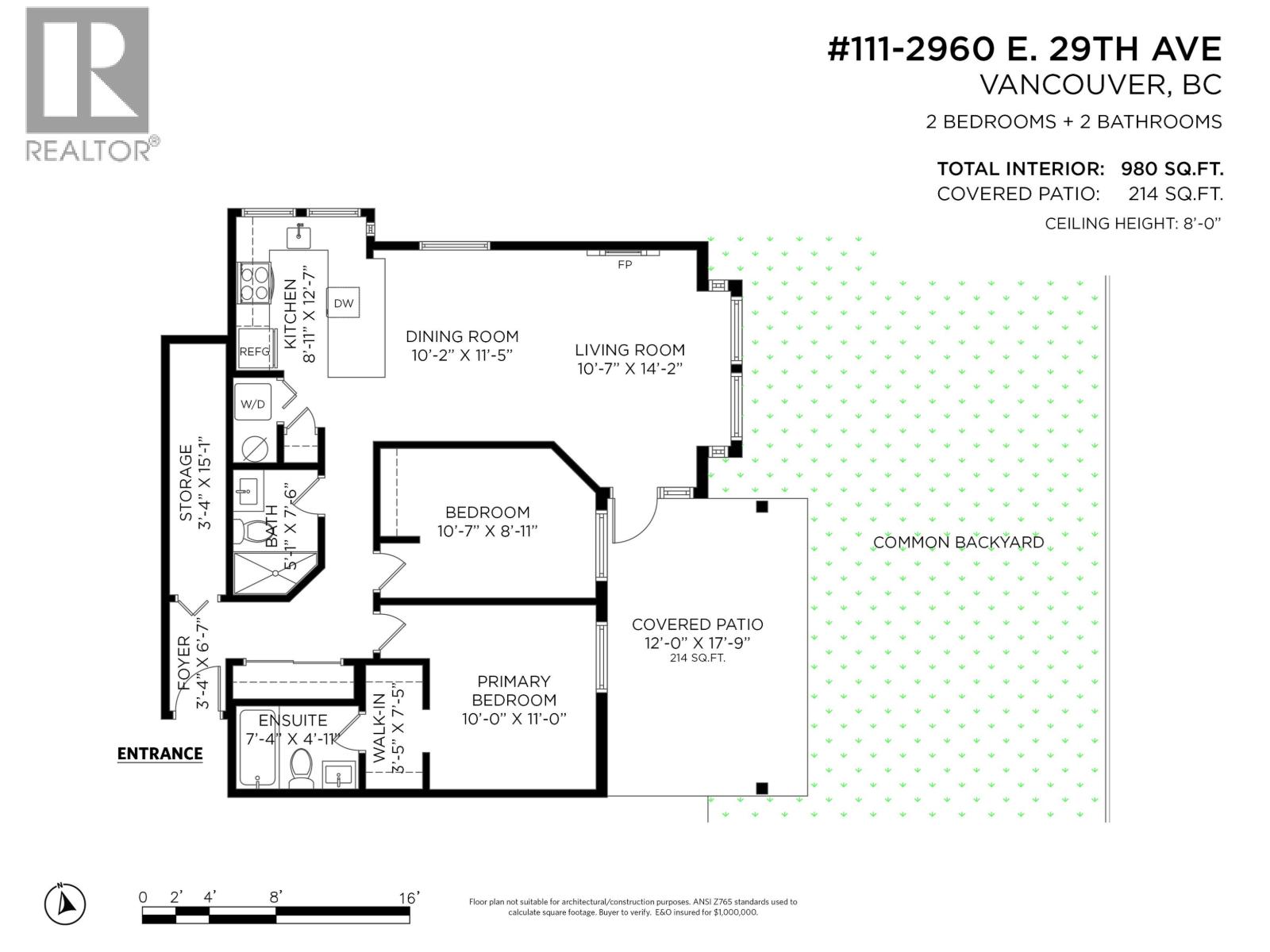 111 2960 E 29th Avenue, Vancouver, British Columbia  V5R 5Z5 - Photo 36 - R3124671