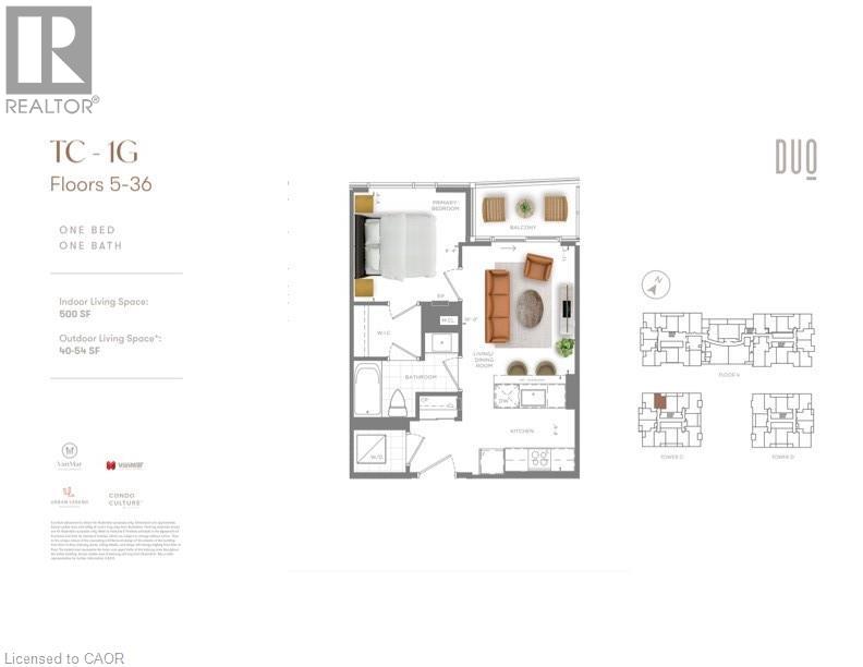 25 Wellington Street S Unit# 3707, Kitchener, Ontario  N2G 0G5 - Photo 2 - 40830847