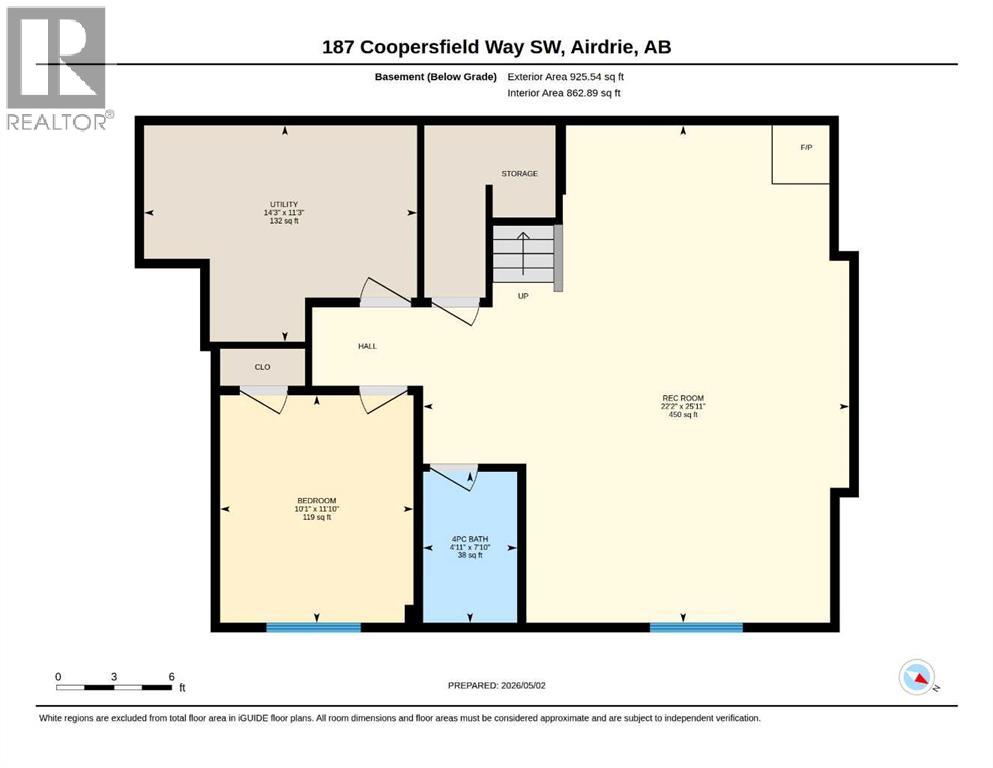 187 Coopersfield Way SW, Airdrie, Alberta  T4B 4K6 - Photo 42 - A2308593