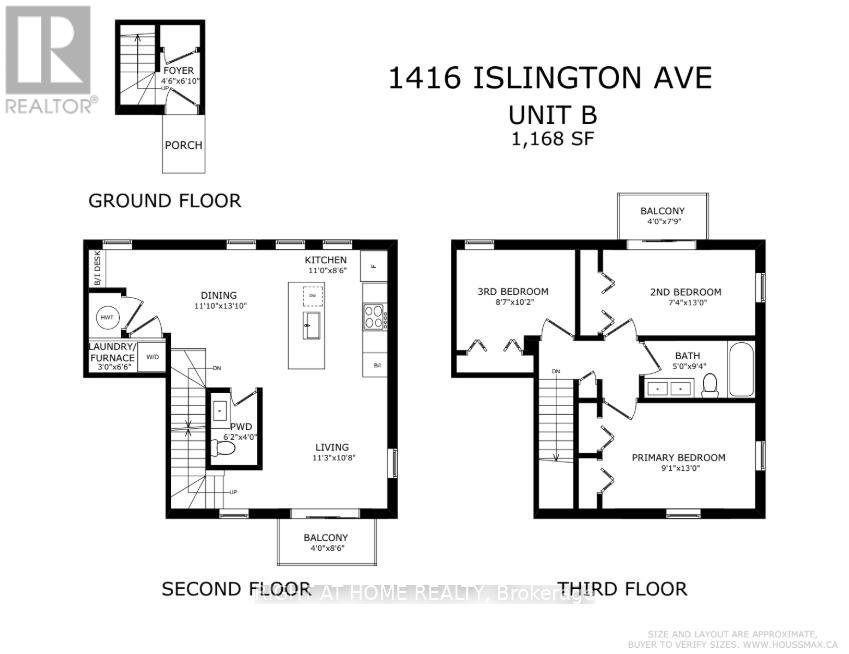Unit B - 1416 Islington Avenue, Toronto, Ontario  M9A 3K7 - Photo 12 - W13143906