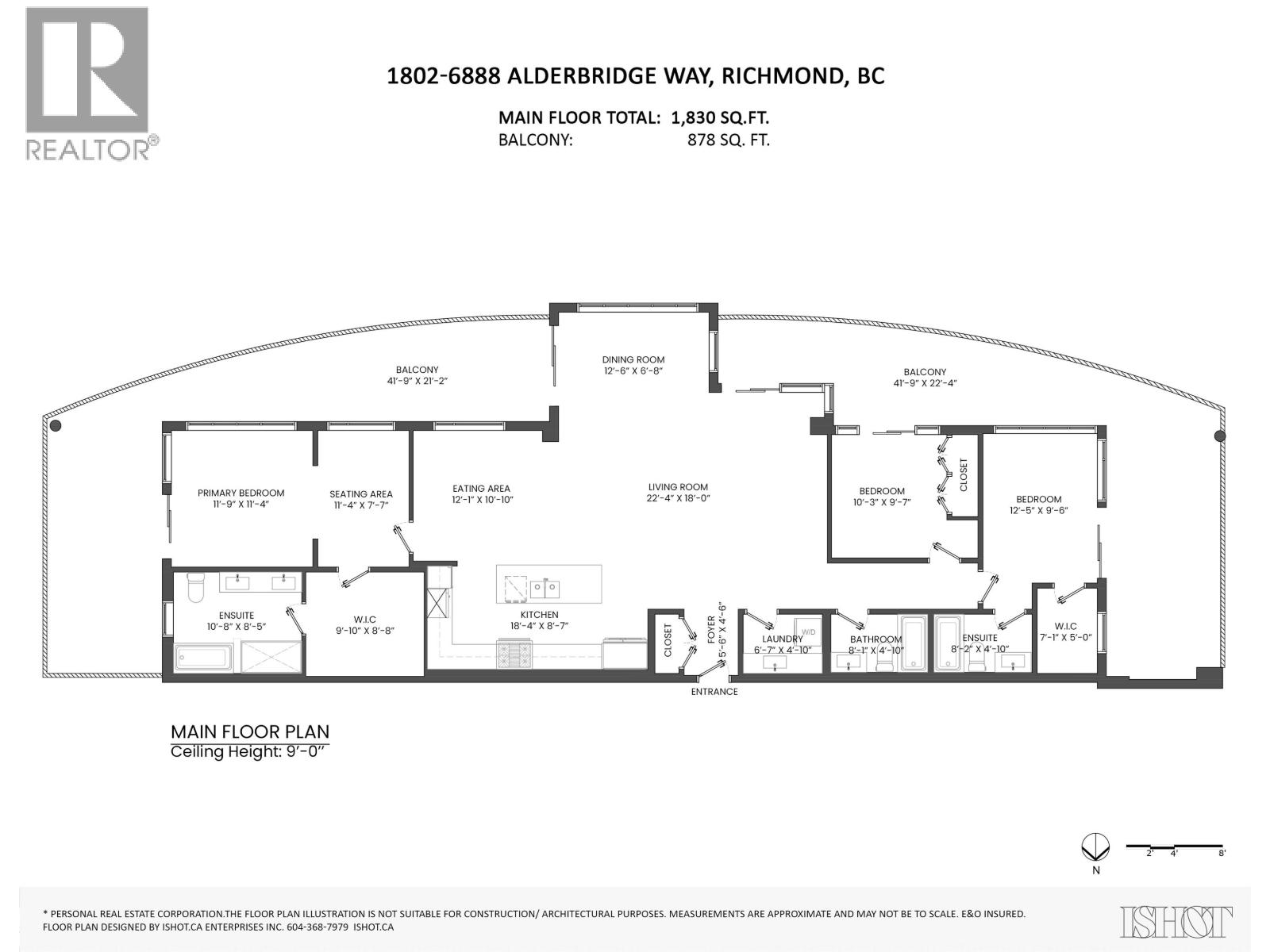 1802 6888 Alderbridge Way, Richmond, British Columbia  V6X 0A7 - Photo 9 - R3124971