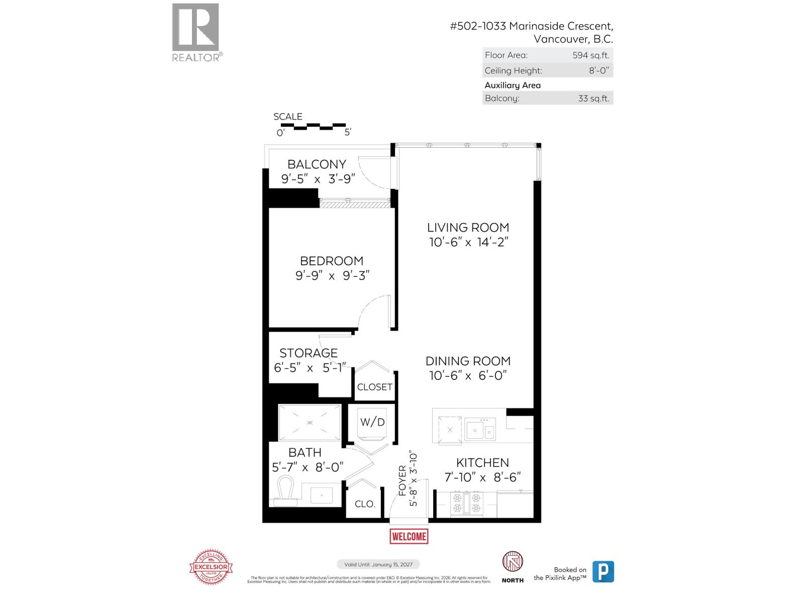502 1033 Marinaside Crescent, Vancouver, British Columbia  V6Z 3A3 - Photo 26 - R3125013