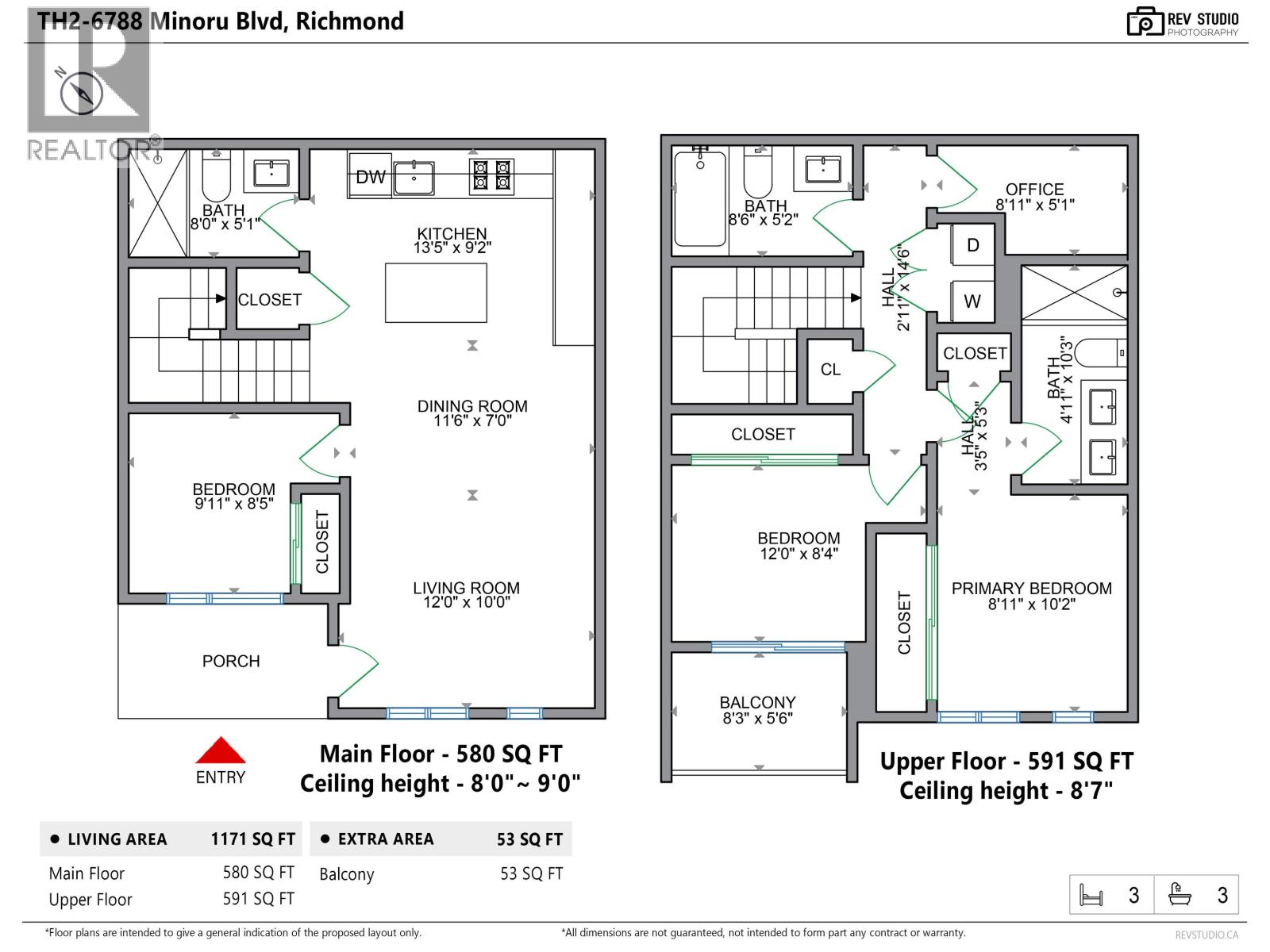 Th2 6788 Minoru Boulevard, Richmond, British Columbia  V6Y 0M6 - Photo 2 - R3125056