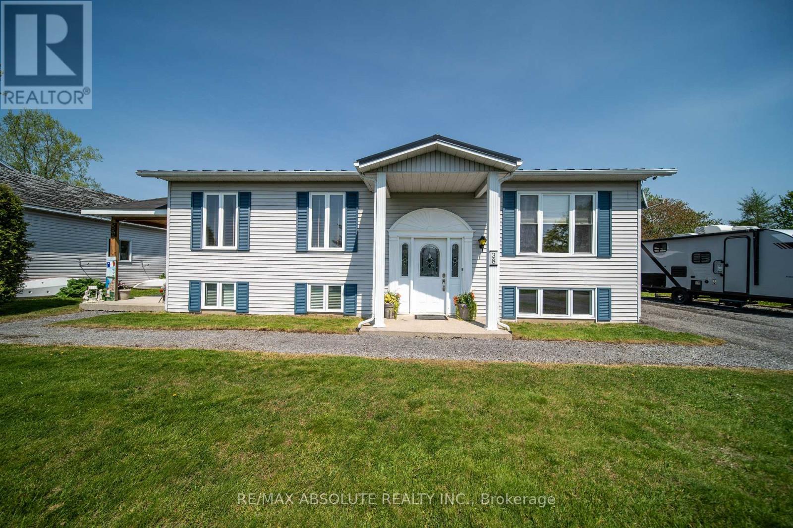 Tucked away on a quiet cul-de-sac, this gorgeous split-level/high-ranch bungalow with a separate entrance apartment offering additional income or space for an at-home-based business, flexibility, and a fantastic location just a couple of minutes from Highway 417, schools, essential amenities, and beautiful Larose forest. Carefully renovated, the apartment offers tasteful finishes and comfortable living space, while the upgraded metal roof adds lasting value and peace of mind. The main level welcomes you with a bright, spacious living room and a convenient kitchen featuring lovely finishes, ample cabinetry, an island for extra prep space, and an eat-in dining area. Patio doors lead to the backyard, offering the perfect canvas for BBQs, relaxing, and creating your own outdoor retreat. The main floor includes a generous primary bedroom, a versatile office/den that could serve as a playroom or games room, an additional well-sized bedroom, a 4-piece bathroom, and the convenience of laundry. The lower level adds even more usable space with 2 extra rooms to make it your own, ideal for a gym, family room, or recreation area, plus a 3-piece bathroom. A separate entrance leads to the apartment, completed with a comfortable kitchen, a generous living room, a decent-sized bedroom, a 3-piece bathroom, and its own laundry. Outside, enjoy the calm countryside feel and a storage shed for your extras. A wonderful opportunity in a sought-after Limoges location. (id:48254)