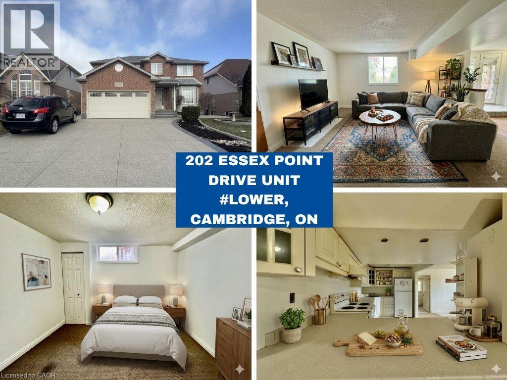 202 ESSEX POINT Drive Unit# Lower, Cambridge, Ontario