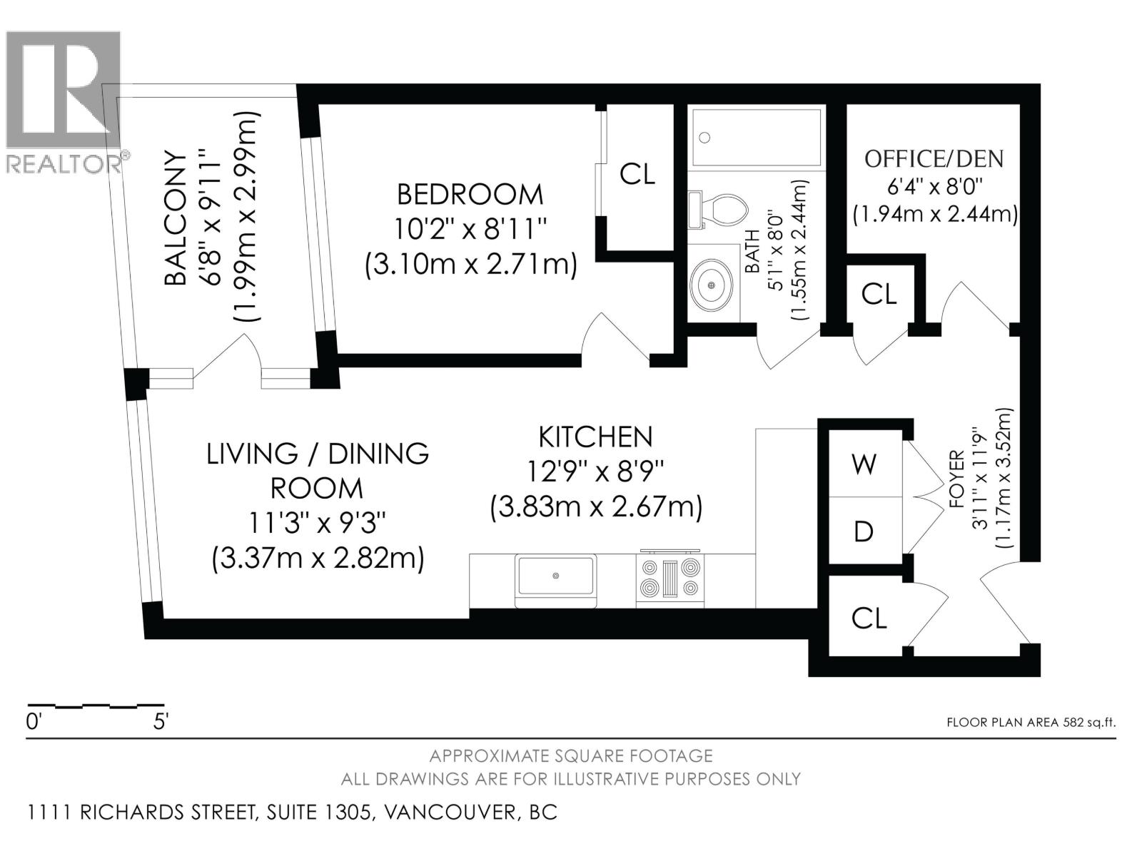 1305 1111 Richards Street, Vancouver, British Columbia  V6B 0S3 - Photo 36 - R3125265