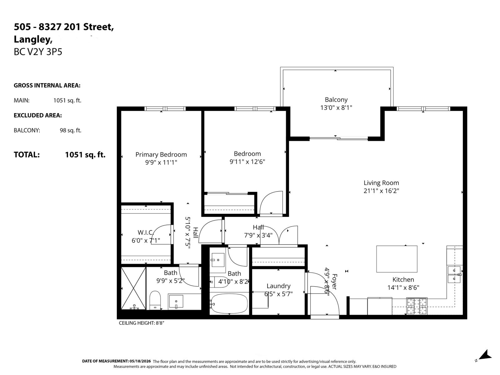 505 8327 201 Street, Langley, British Columbia  V2Y 3P5 - Photo 19 - R3125382