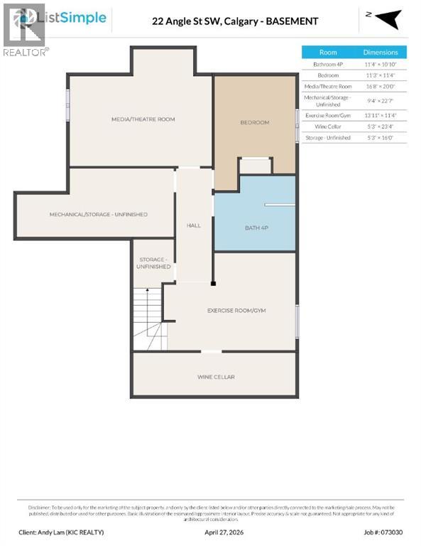 22 Angle Street SW, Calgary, Alberta  T3E 0V6 - Photo 50 - A2302006