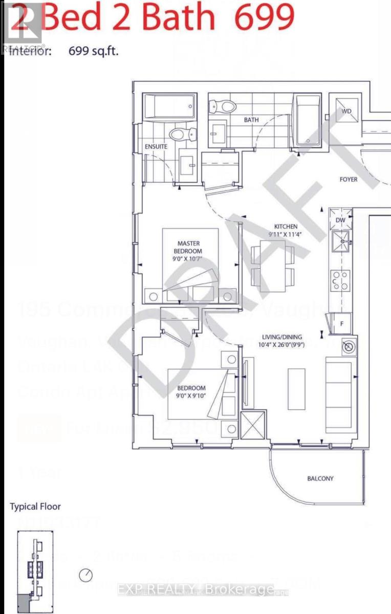 1906 - 195 Commerce Street, Vaughan, Ontario  L4K 0P9 - Photo 24 - N13148326