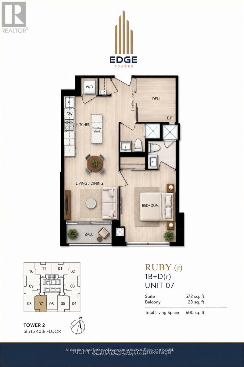 1807 - 30 Elm Drive W, Mississauga, Ontario  L5B 0N6 - Photo 44 - W13147432