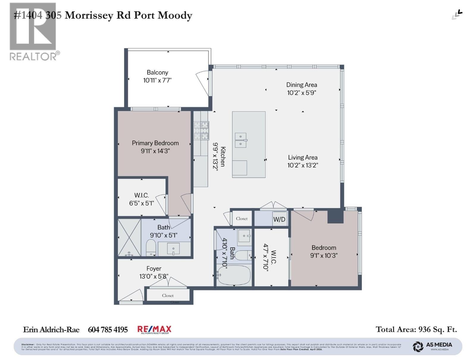 1404 305 Morrissey Road, Port Moody, British Columbia  V3H 0M3 - Photo 40 - R3125589
