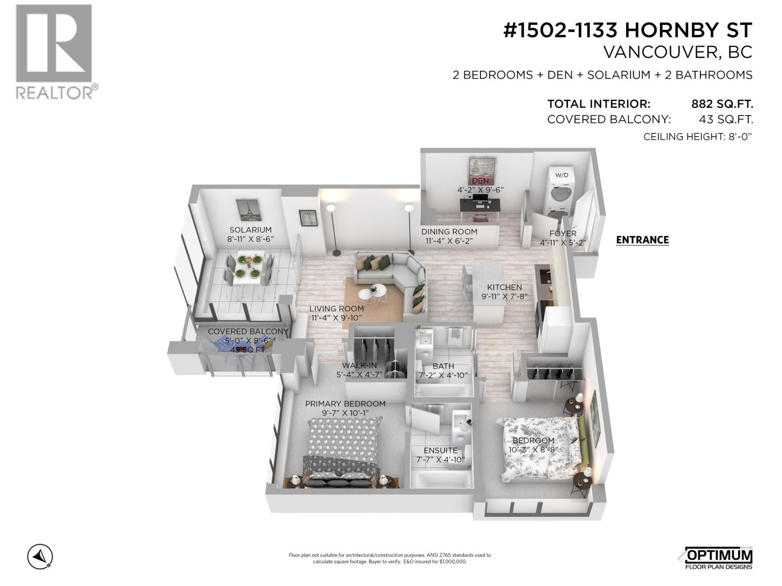 1502 1133 Hornby Street, Vancouver, British Columbia  V6Z 1W1 - Photo 36 - R3125551