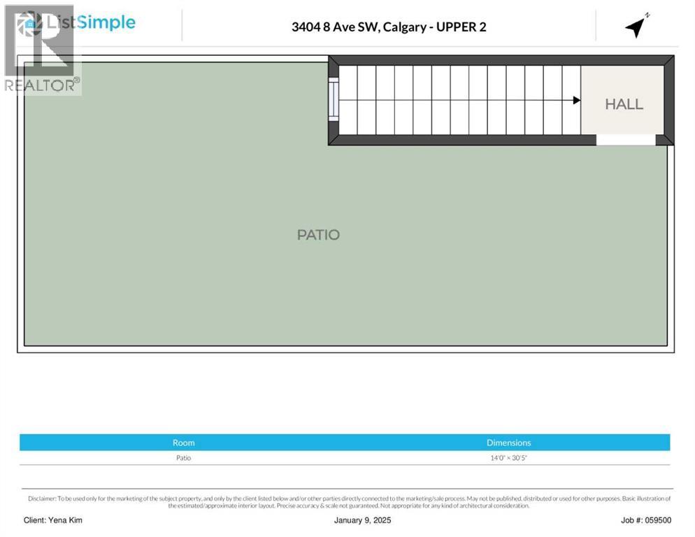 1, 3404 8 Avenue SW, Calgary, Alberta  T3C 2Z7 - Photo 9 - A2313022