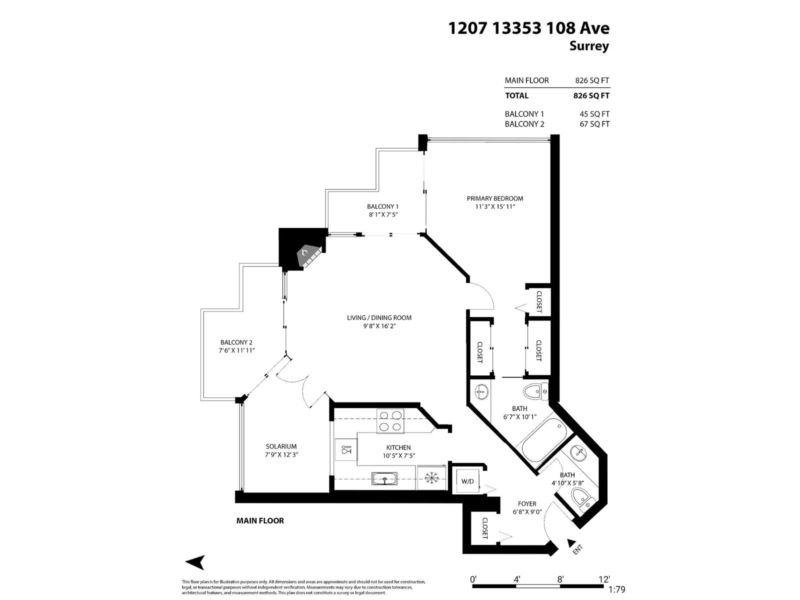 1207 13353 108 Avenue, Surrey, British Columbia  V3T 5T5 - Photo 25 - R3126014