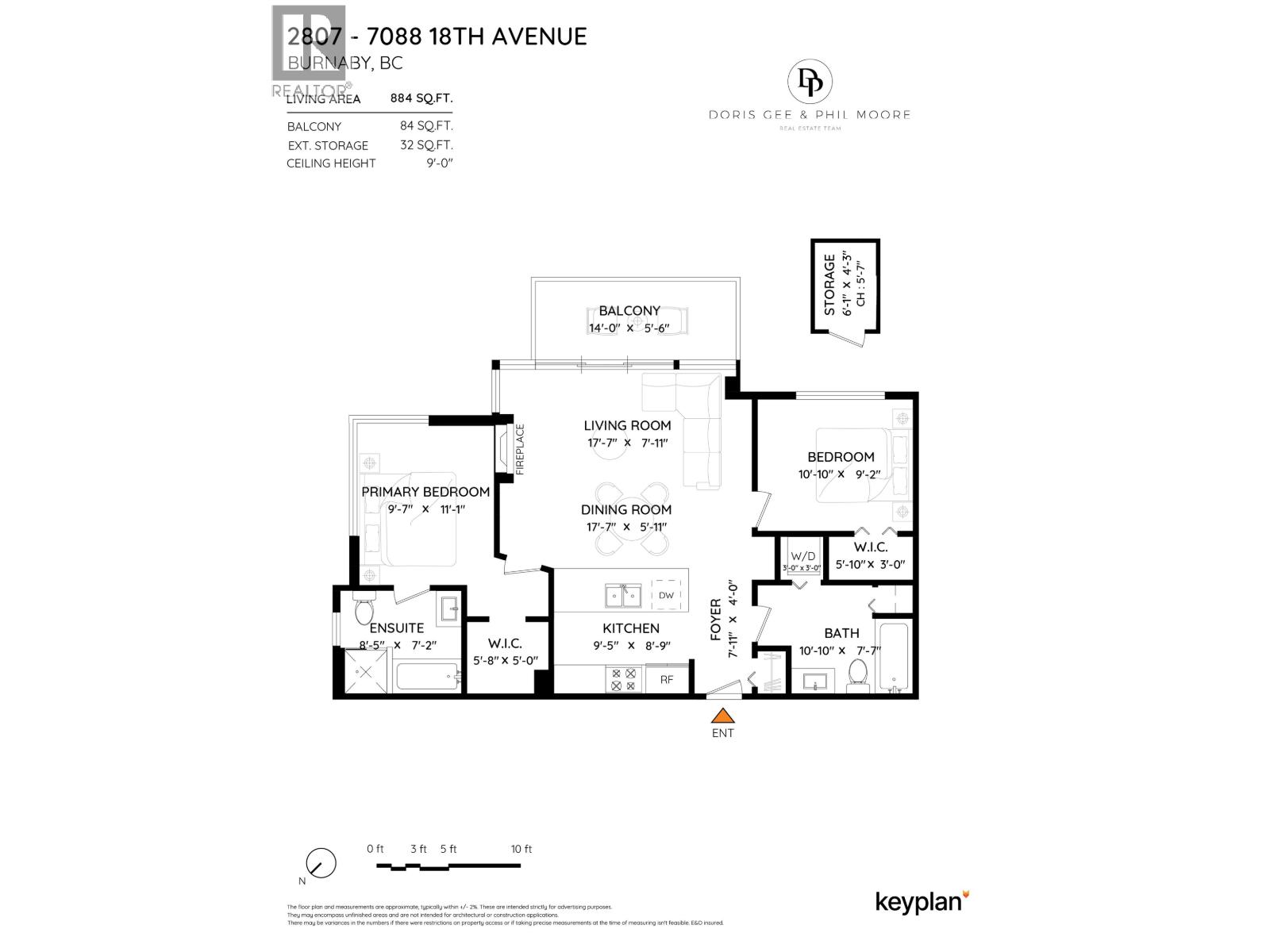 2807 7088 18th Avenue, Burnaby, British Columbia  V3N 0A2 - Photo 5 - R3123184